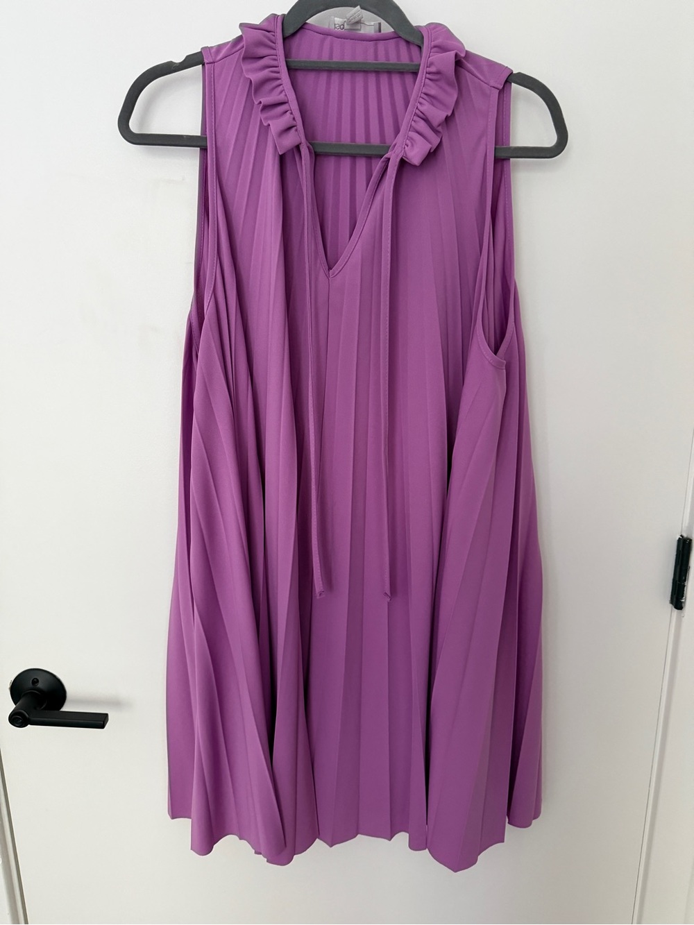 Lilac Pleated Dress